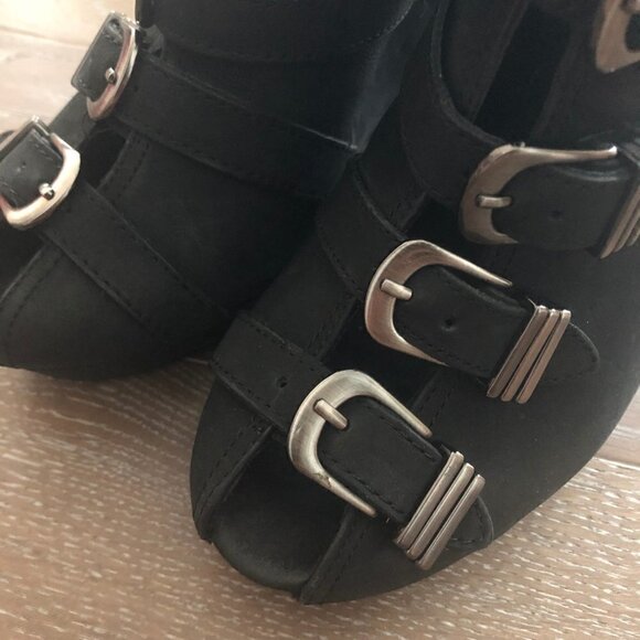 Trouve Designer Rocker Bootie | Black | 9M - Picture 5 of 7